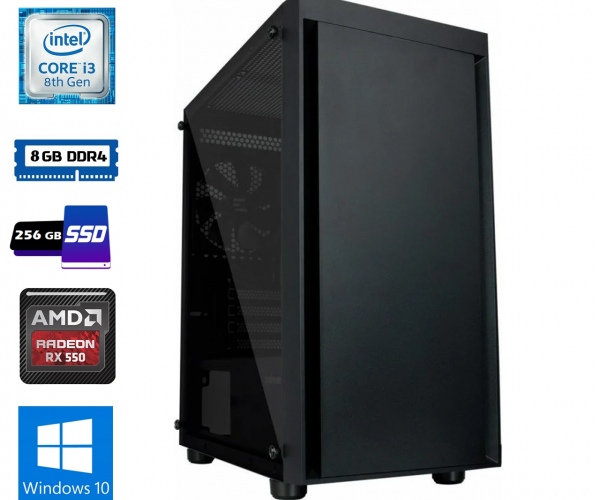 Moonpoint i3-8100 8GB 256GB-SSD RX550