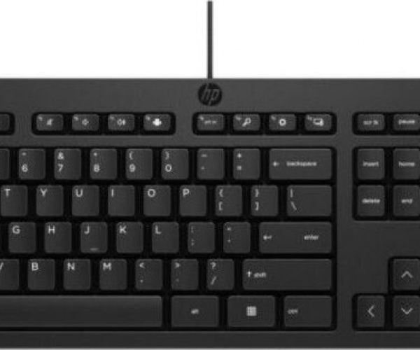 Datora tastatūra HP 125 (266C9AA), melna